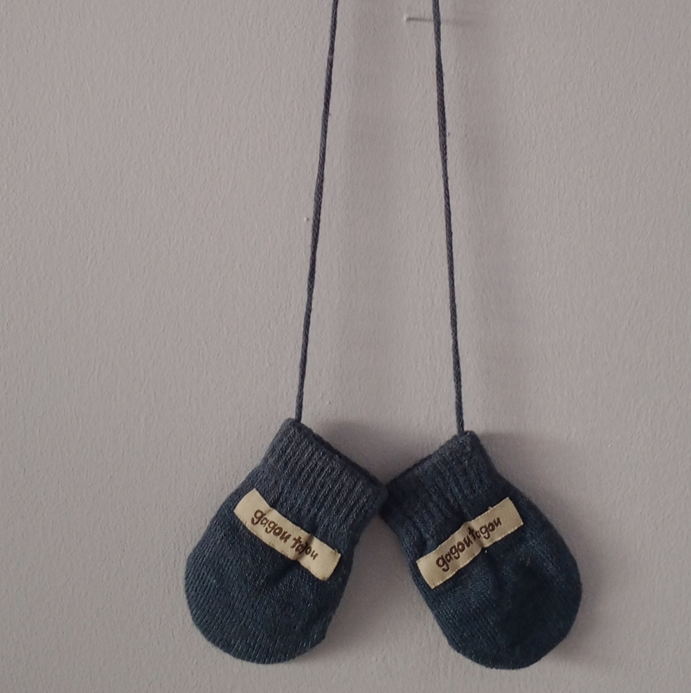 Kids Blue Mittens